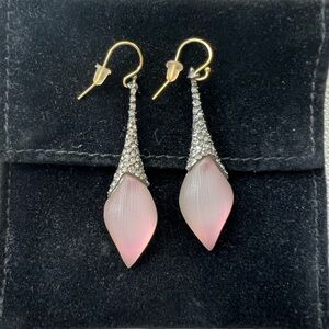 Alexis Bittar Lucite and Crystal Drop Earrings